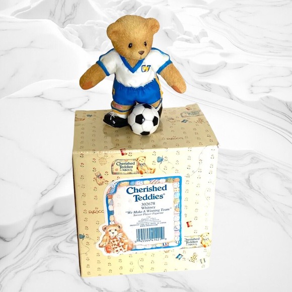 Soccer Player Cherished Teddies #302678 "We Make A Winning Team”1997 Whitney - Picture 2 of 9